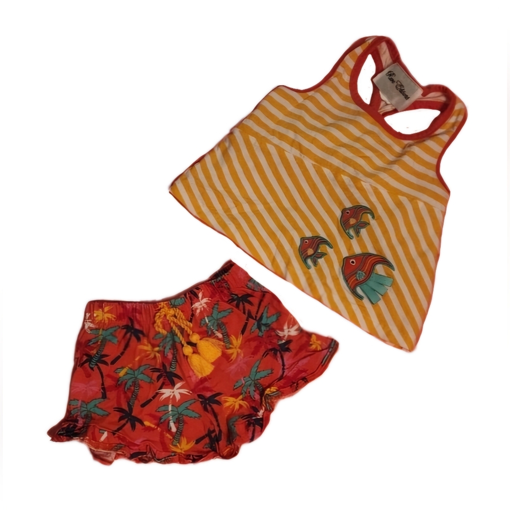 RARE EDITIONS Girl's 2 Piece Summer Outfit - Size 24Months